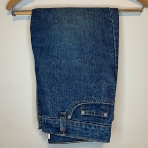 Faded Glory Stretch Blue Denim Capri Jeans  Size 6